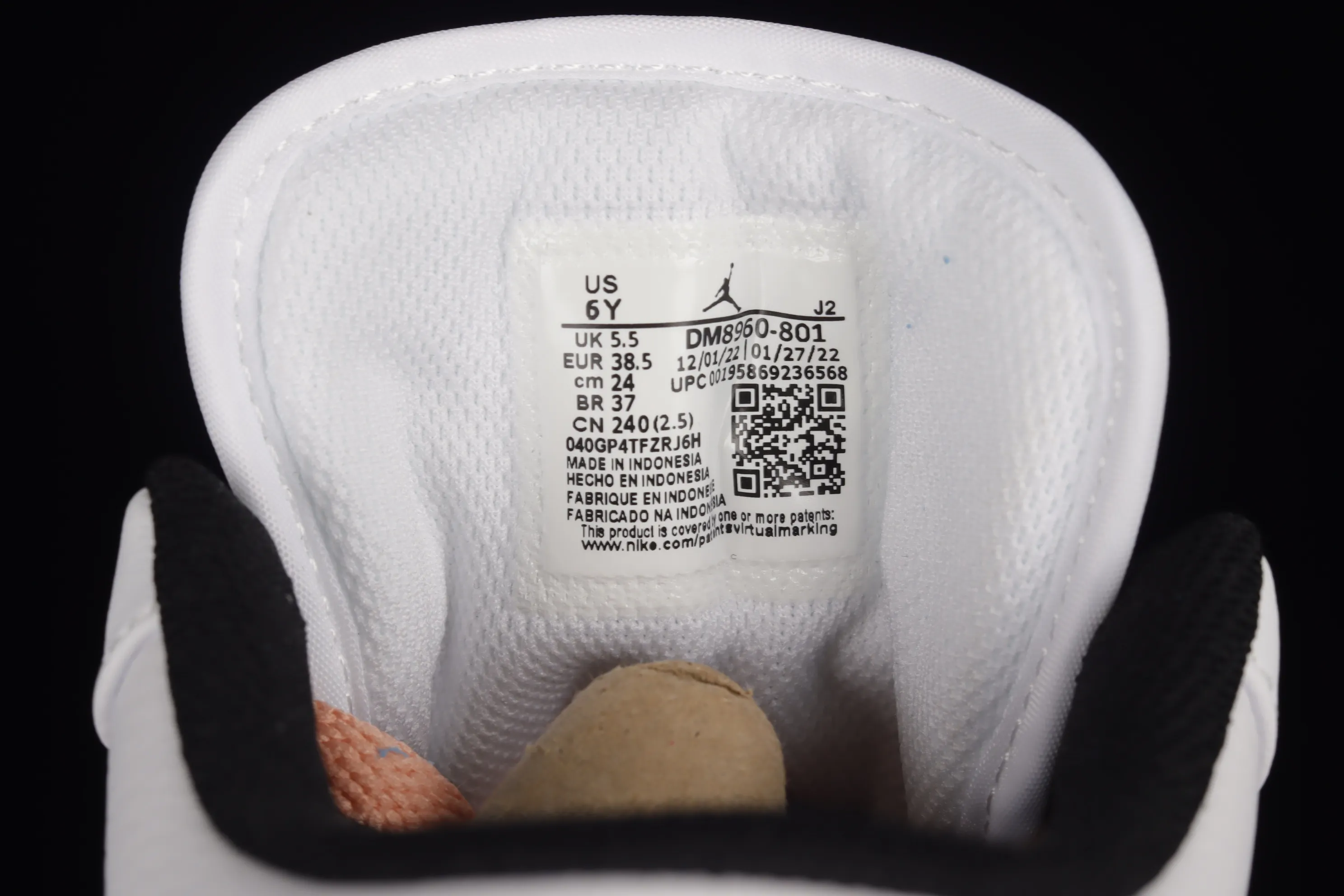 All categories Air Jordan Jordan series basketball shoes Air Jordan 1 Low Z version Air Jordan 1 Low AJ1 Joe 1 apricot orange low-top cultural and leisure sports sneakers DM8960-801